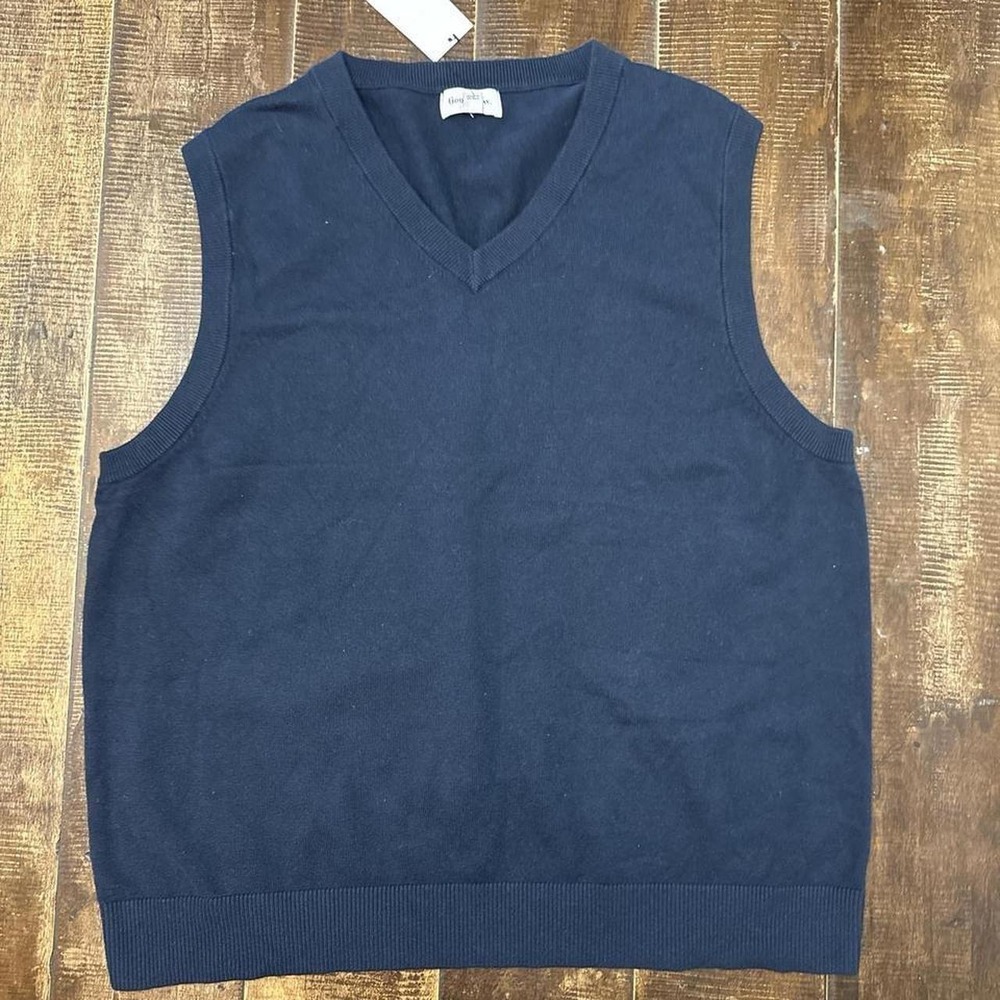 Goodfellow & Co Mens Navy Blue Sweater Vest